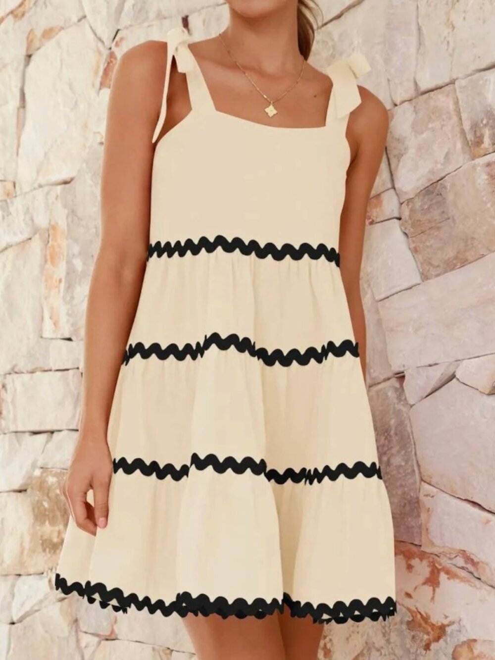 Charming Charlie Shoulder Tie Dress